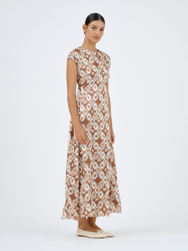 CEYLON DRESS IN PALMA